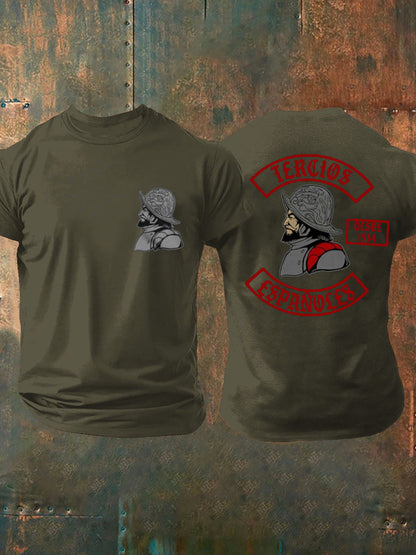 Camiseta de hombre con estampado Cruz de Borgoña de España Tercio
