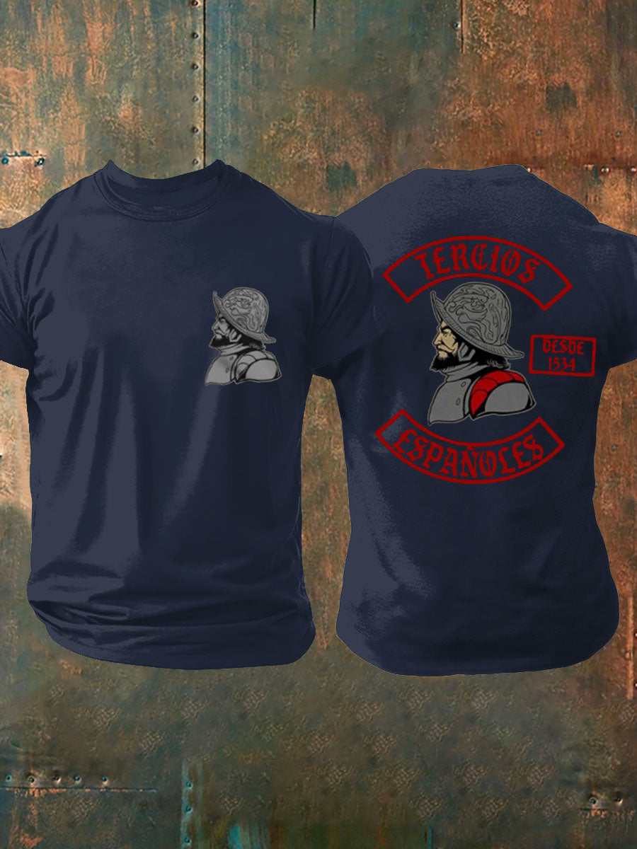 Camiseta de hombre con estampado Cruz de Borgoña de España Tercio