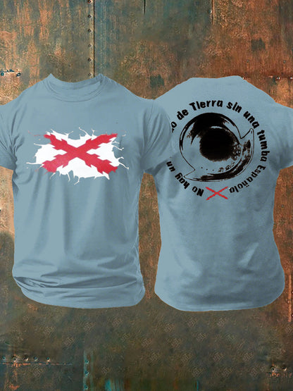 Camiseta de hombre con estampado Cruz de Borgoña de España Tercio