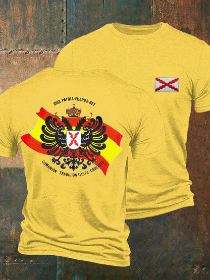Camiseta de hombre con estampado Cruz de Borgoña de España Tercio