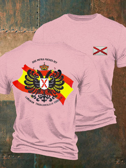 Camiseta de hombre con estampado Cruz de Borgoña de España Tercio
