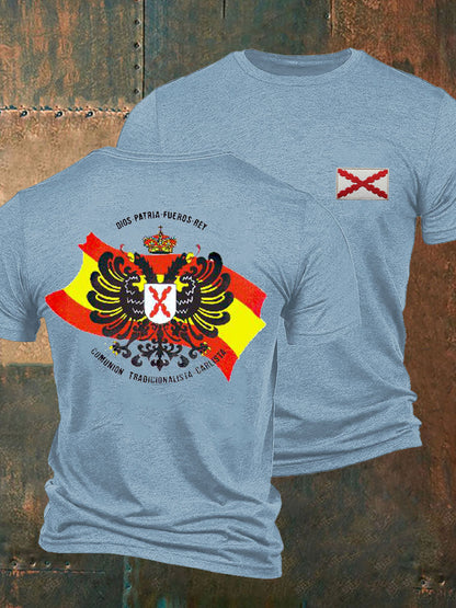 Camiseta de hombre con estampado Cruz de Borgoña de España Tercio