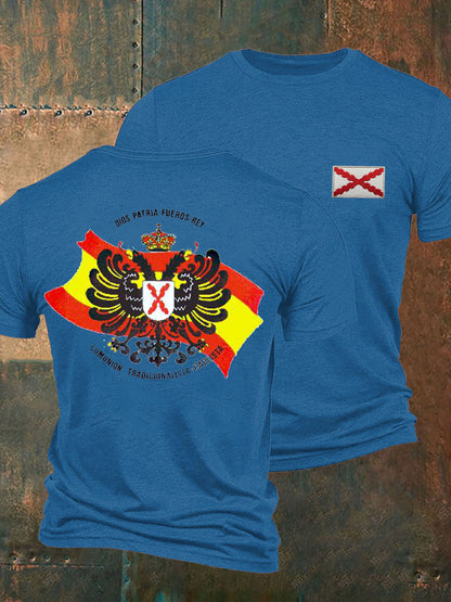 Camiseta de hombre con estampado Cruz de Borgoña de España Tercio