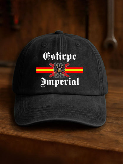 Unisex España Cruz de Borgoña Tercio Impreso Sombrero