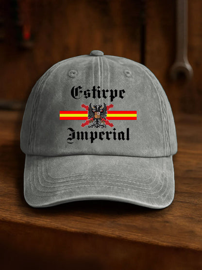 Unisex España Cruz de Borgoña Tercio Impreso Sombrero