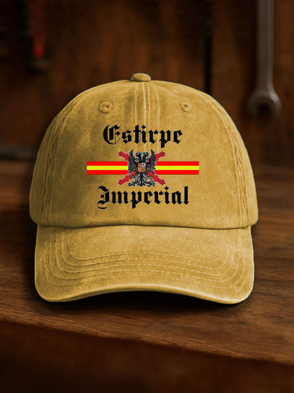 Unisex España Cruz de Borgoña Tercio Impreso Sombrero