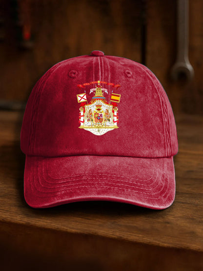 Unisex España Cruz de Borgoña Tercio Impreso Sombrero