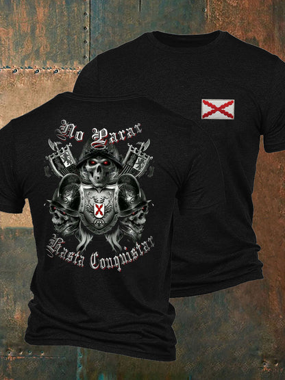 Camiseta de hombre con estampado Cruz de Borgoña de España Tercio