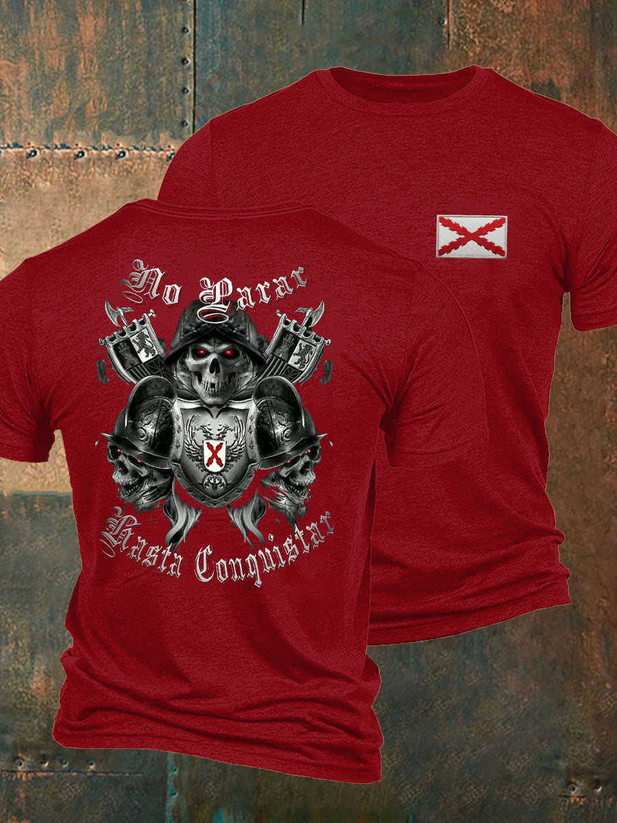 Camiseta de hombre con estampado Cruz de Borgoña de España Tercio