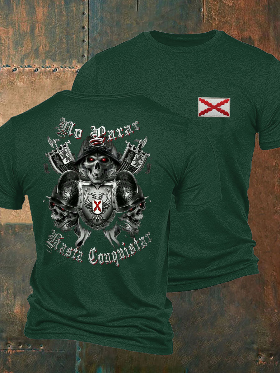 Camiseta de hombre con estampado Cruz de Borgoña de España Tercio