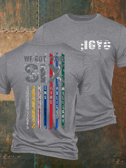Veterano de la conciencia de PTSD de los hombres te conseguí seis camiseta impresa