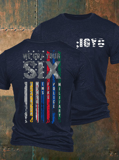 Veterano de la conciencia de PTSD de los hombres te conseguí seis camiseta impresa