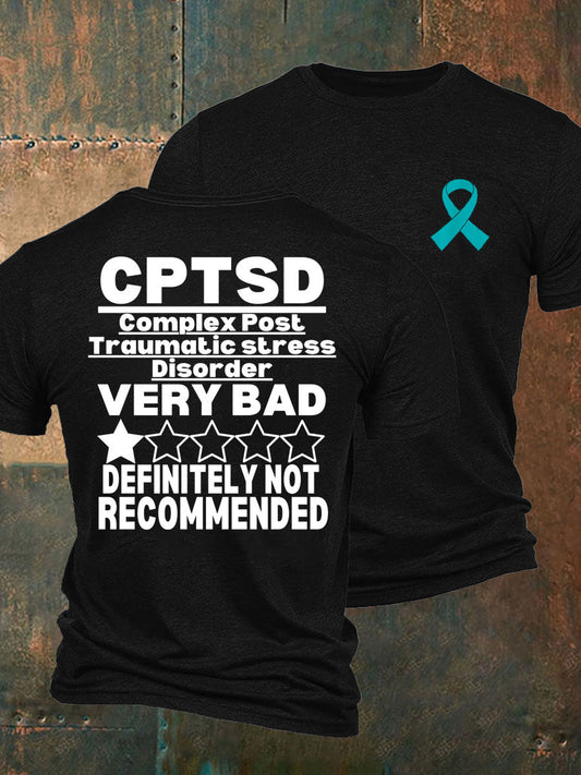 La conciencia C-PTSD de los hombres imprimió la camiseta