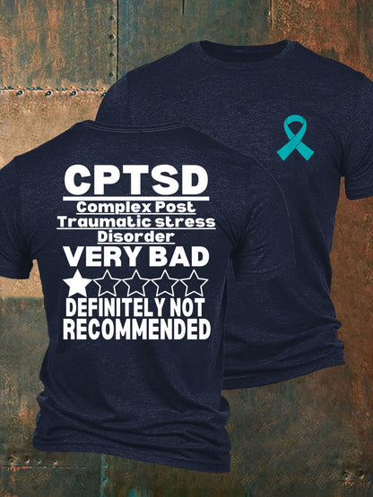La conciencia C-PTSD de los hombres imprimió la camiseta