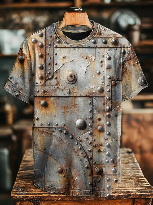 Camisetas con estampado de óxido vintage para hombres y mujeres