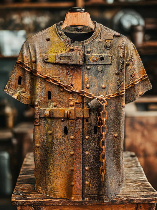 Camisetas con estampado de óxido vintage para hombres y mujeres