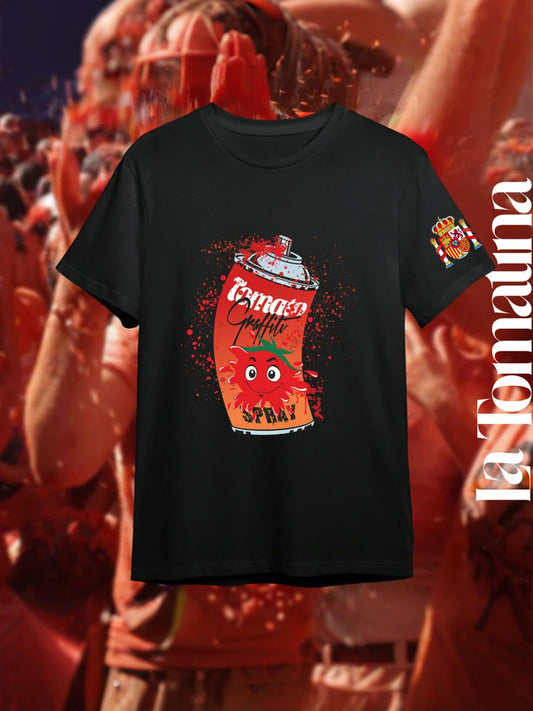 Camiseta de manga corta La Tomatina para hombre