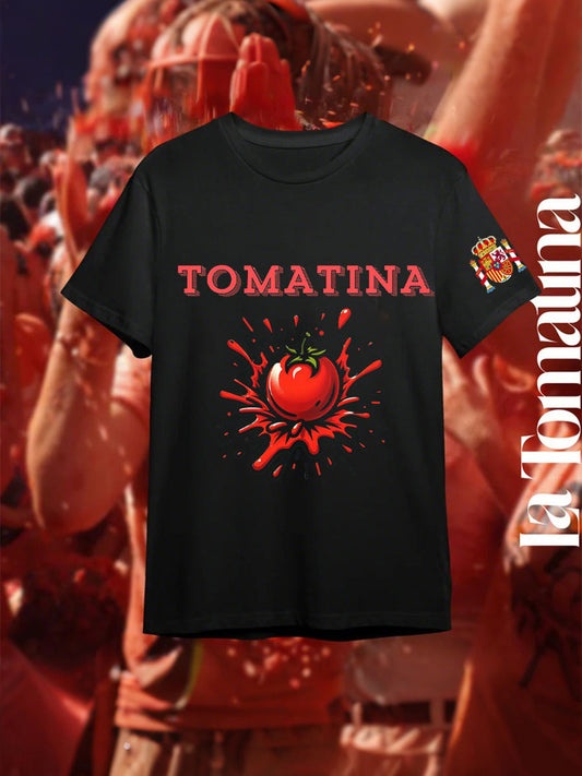 Camiseta de manga corta La Tomatina para hombre