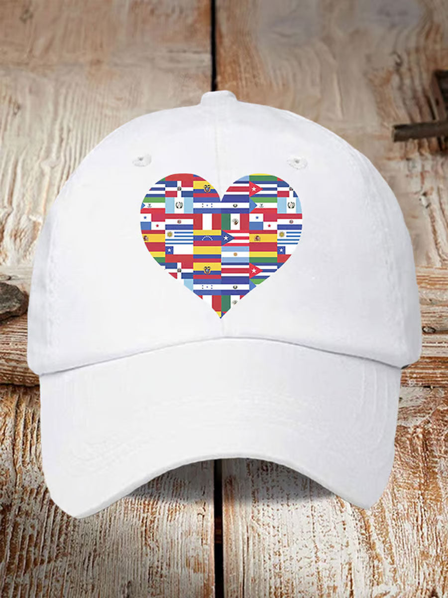 Unisex Hispanic Heritage Month Impreso Sombrero