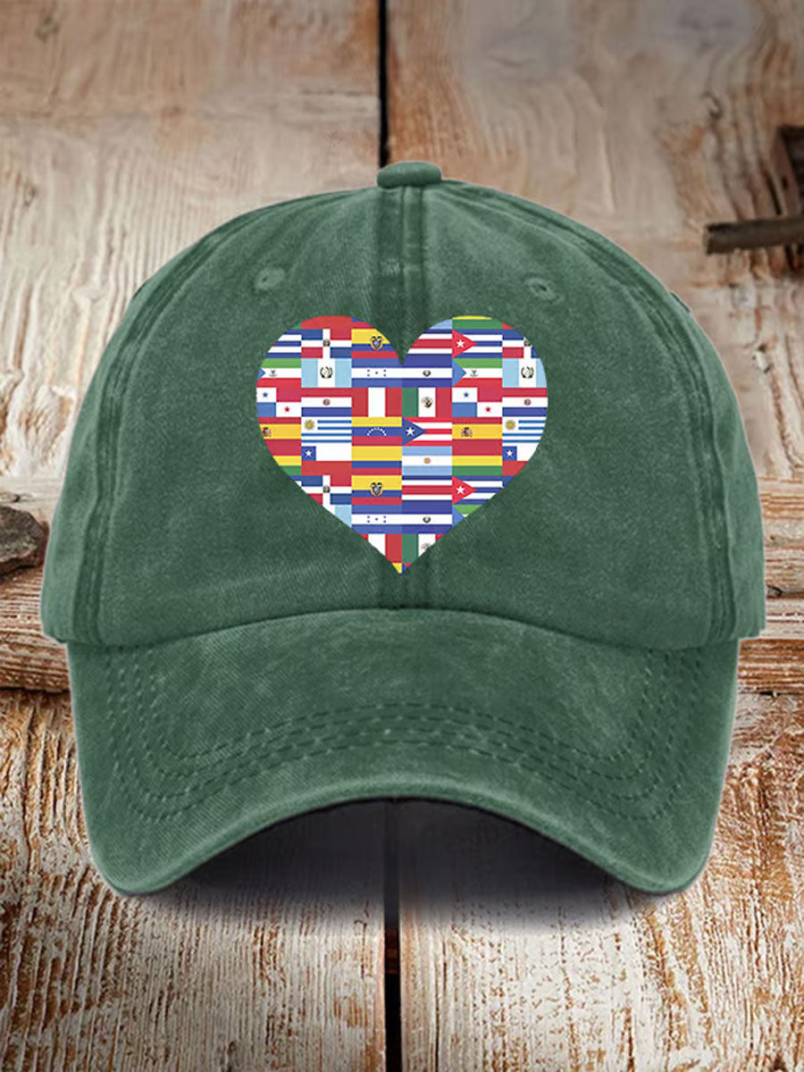 Unisex Hispanic Heritage Month Impreso Sombrero