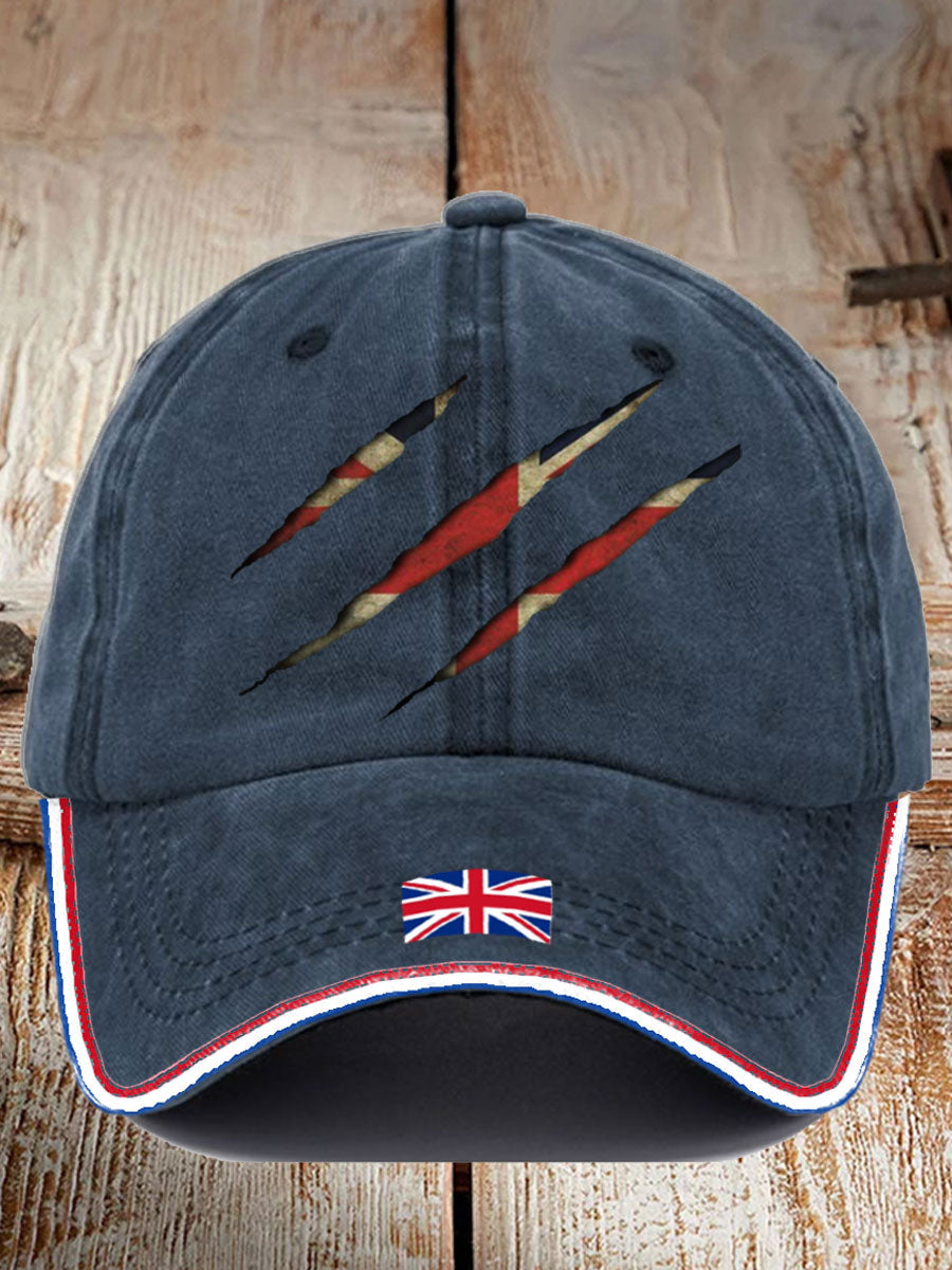 Unisex Reino Unido bandera impresa sombrero