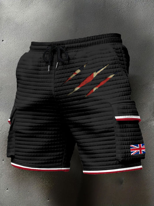 Pantalones cortos con estampado UK Flag de hombre
