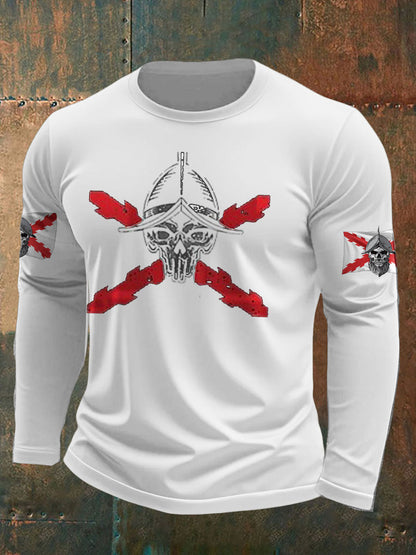Cruz de España de Borgoña Tercio de los hombres imprimió la camiseta