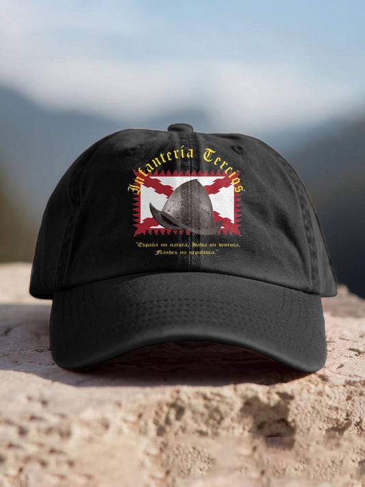 Unisex Cruz de Borgoña Tercio Impreso Sombrero