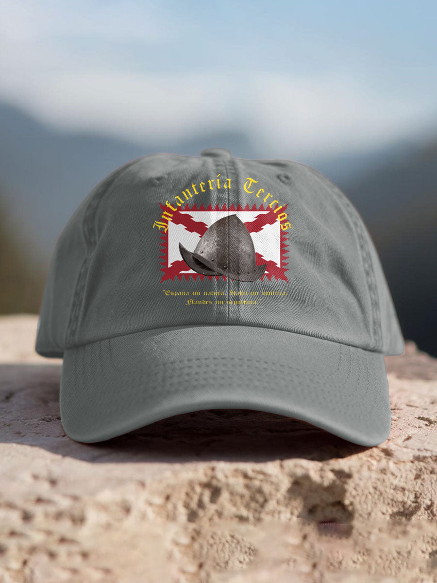 Unisex Cruz de Borgoña Tercio Impreso Sombrero