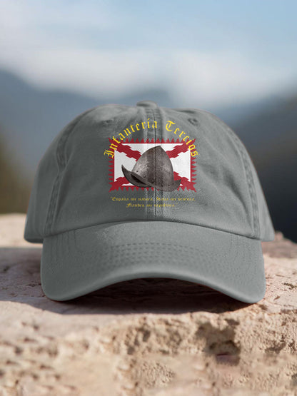 Unisex Cruz de Borgoña Tercio Impreso Sombrero
