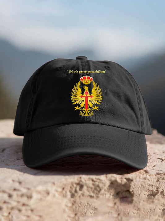 Unisex Cruz de Borgoña Tercio Impreso Sombrero