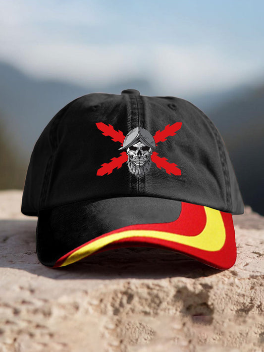 Unisex Cruz de Borgoña Arte Tercio Impreso Sombrero