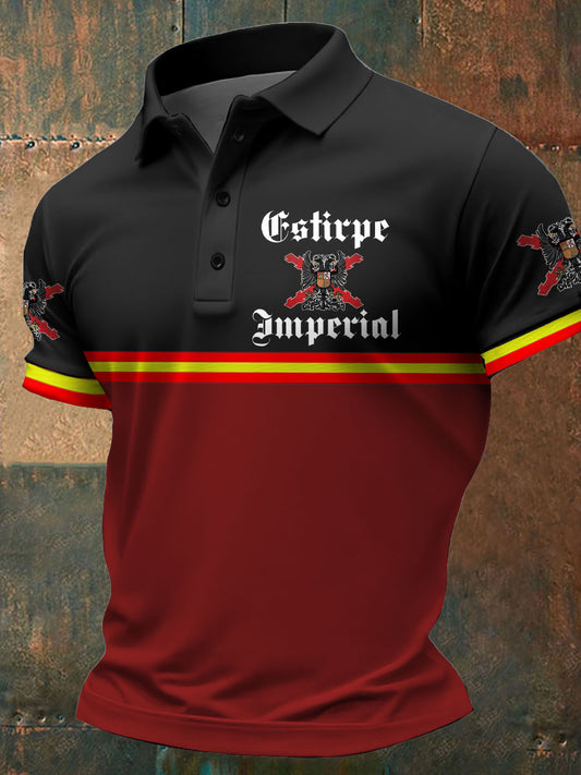 Cruz de los hombres de Borgoña Arte Tercio Impreso Casual Tops