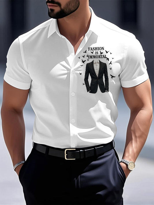 La moda de los hombres es inmortal Memorial Shirt