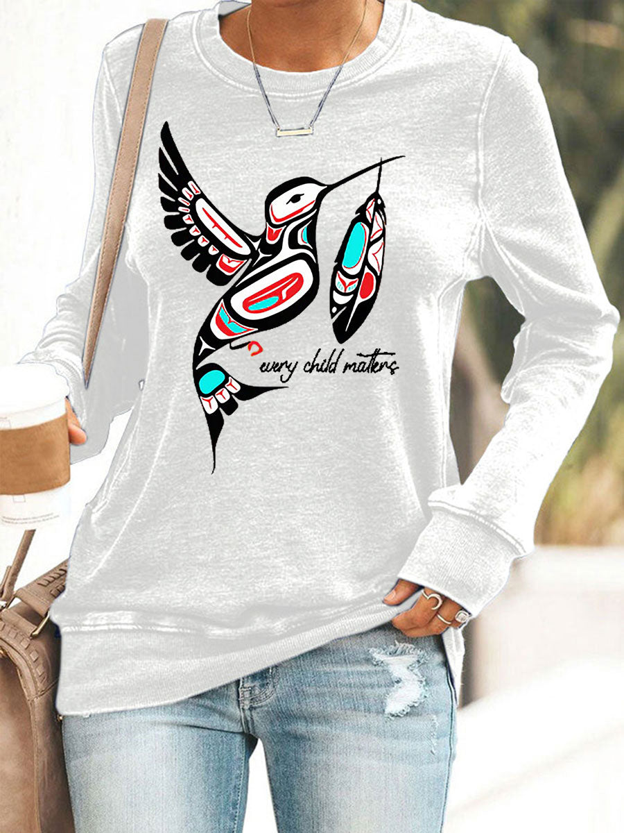 Sudadera estampada Every Child Matters para mujer