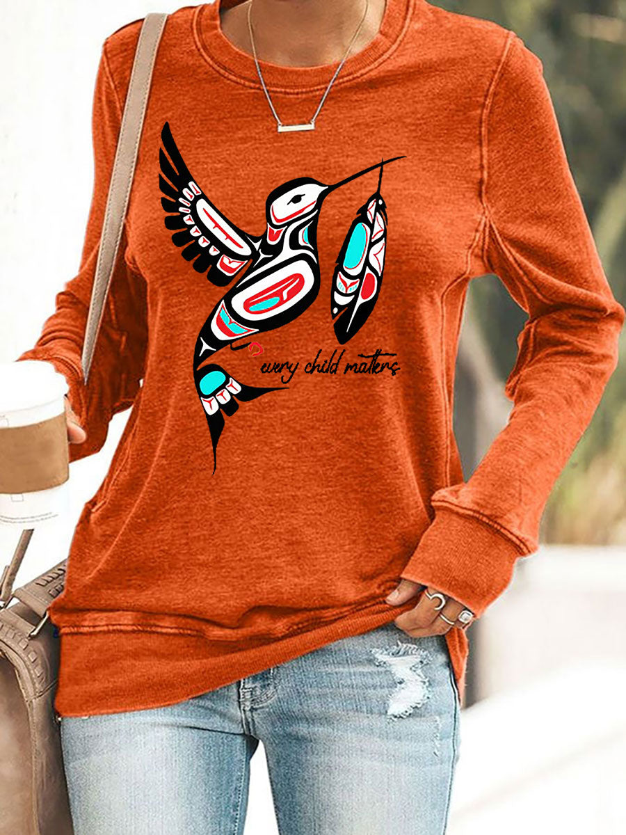 Sudadera estampada Every Child Matters para mujer