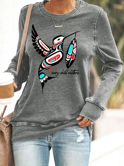 Sudadera estampada Every Child Matters para mujer