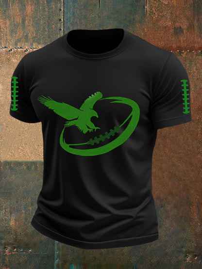 Camiseta de manga corta casual para hombre Football Fans Lovers Gameday