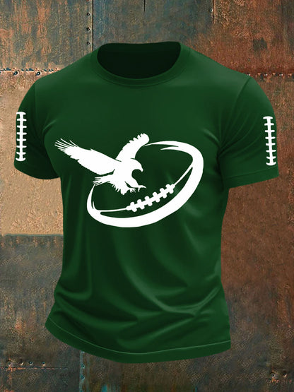 Camiseta de manga corta casual para hombre Football Fans Lovers Gameday