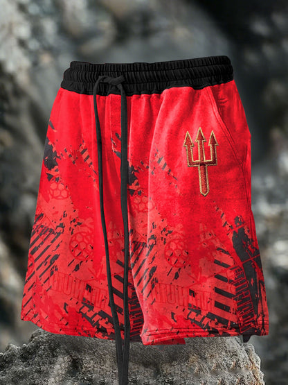 Pantalones cortos del entusiasta del fútbol de los hombres