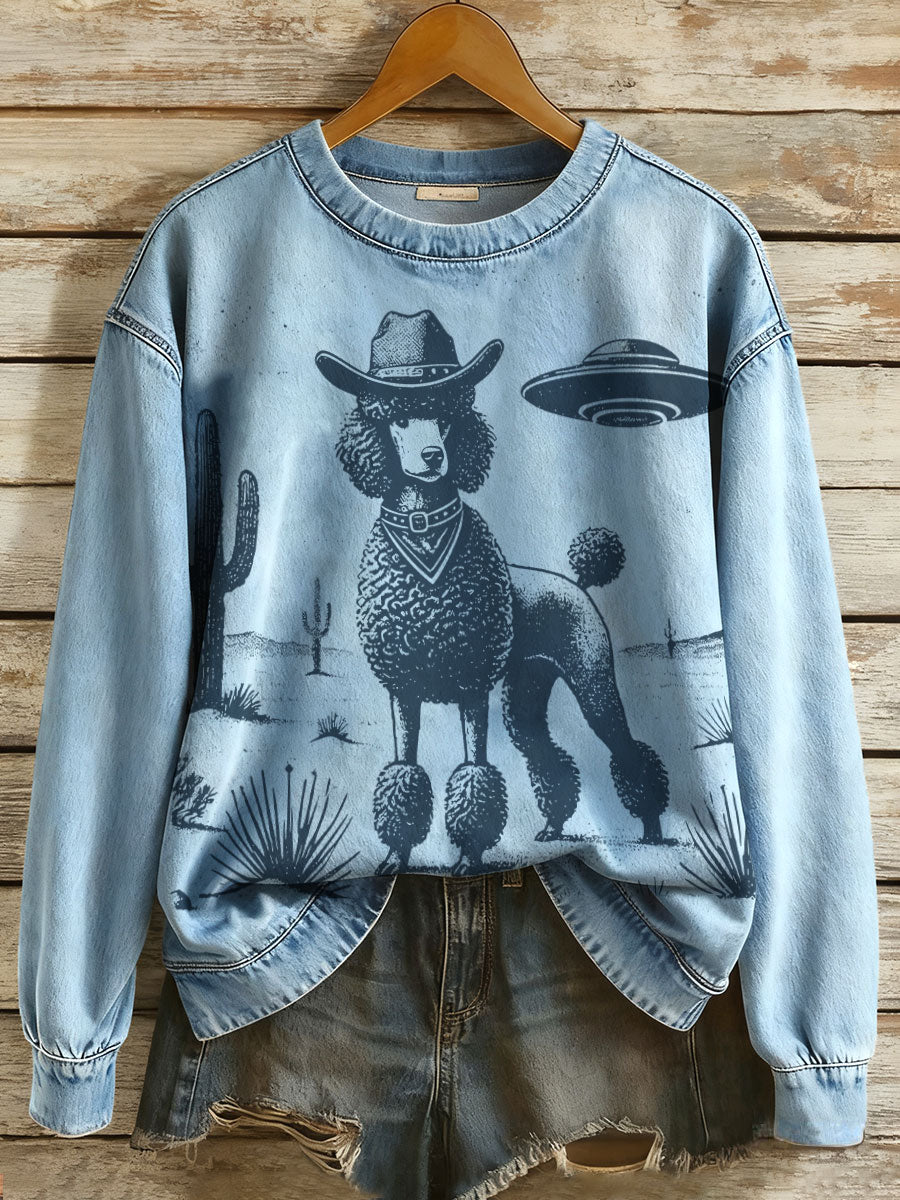 Sudaderas Western Poodle de mujer
