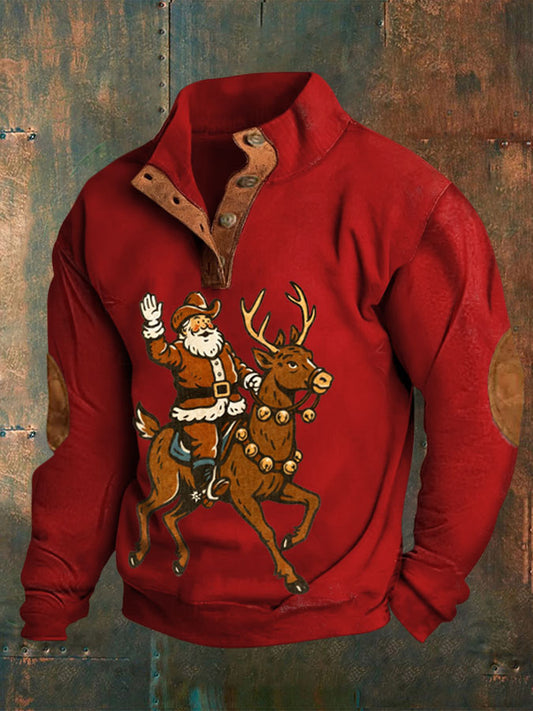 Sudaderas de Navidad Western de hombre