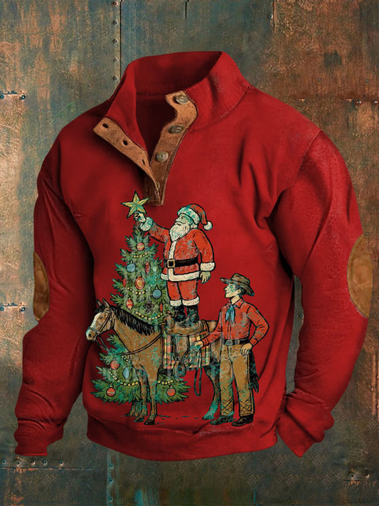 Sudaderas de Navidad Western de hombre
