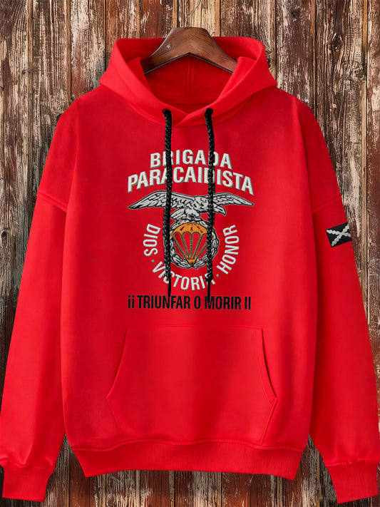 Sudadera con capucha casual de moda retro de los hombres