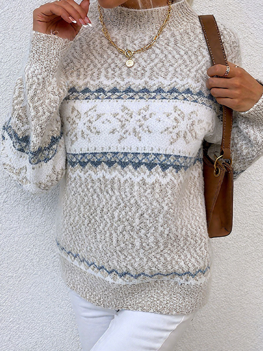 Suéteres geométricos Snowflake de mujer