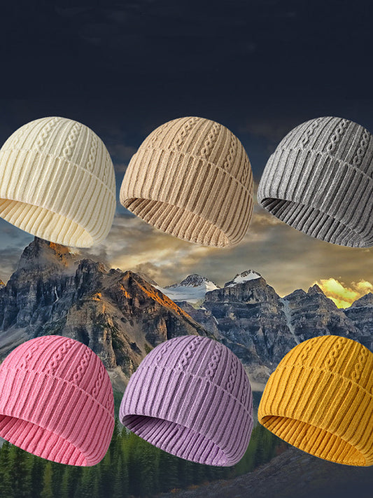 Sombrero de punto unisex del patrón del cable