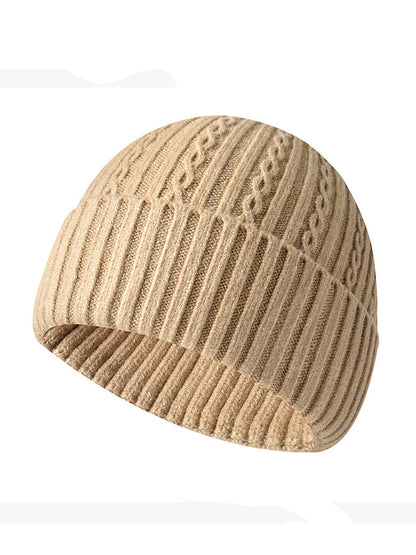 Sombrero de punto unisex del patrón del cable