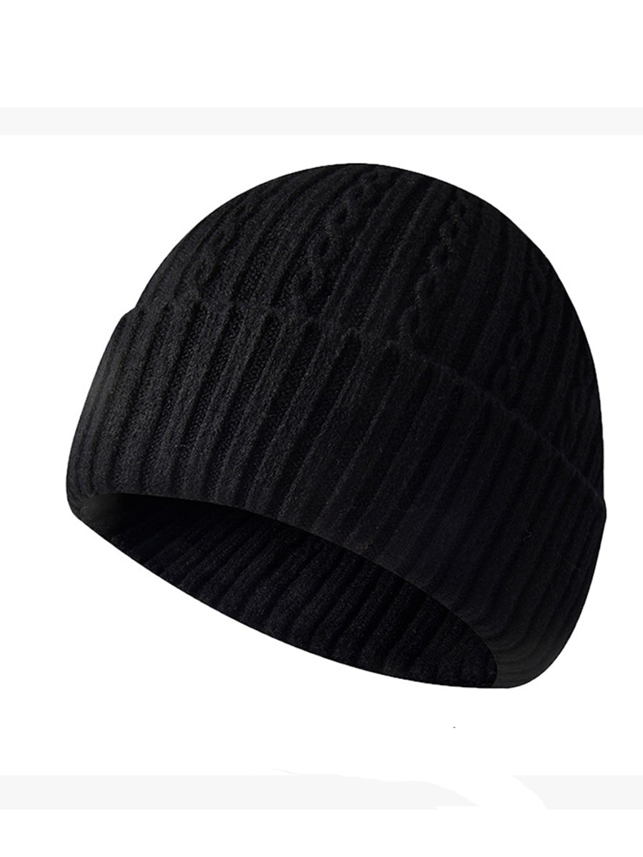 Sombrero de punto unisex del patrón del cable