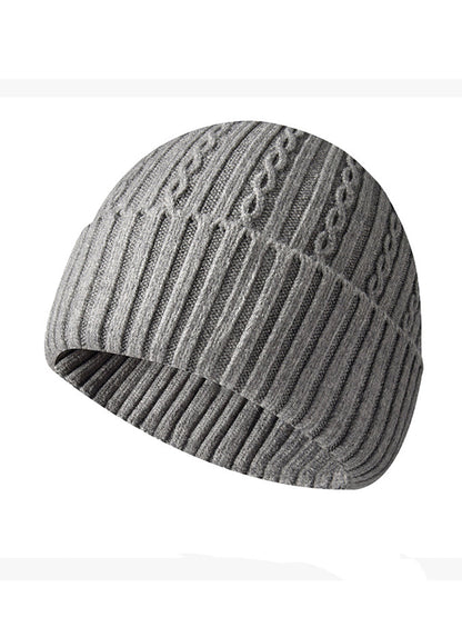 Sombrero de punto unisex del patrón del cable