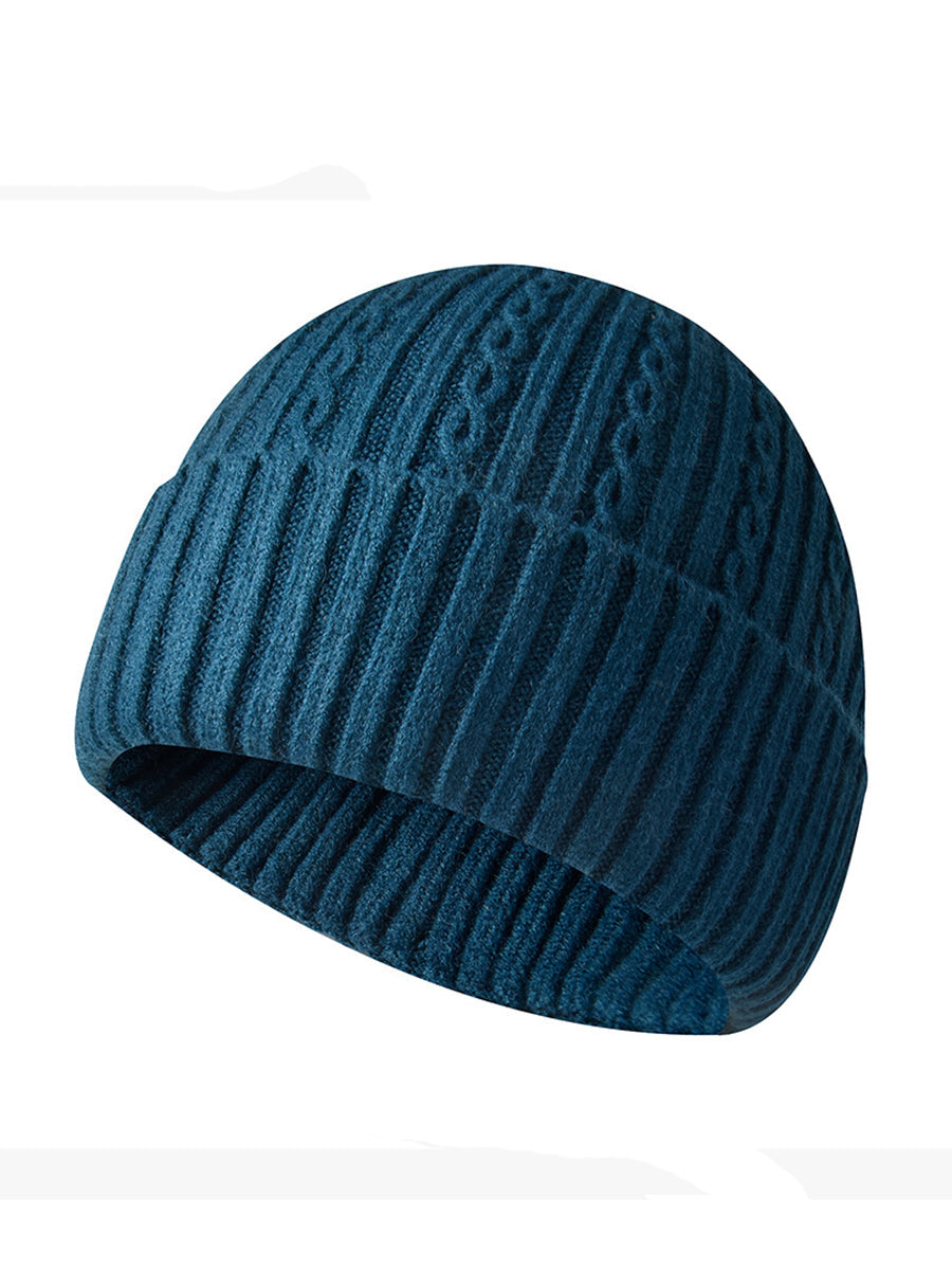 Sombrero de punto unisex del patrón del cable